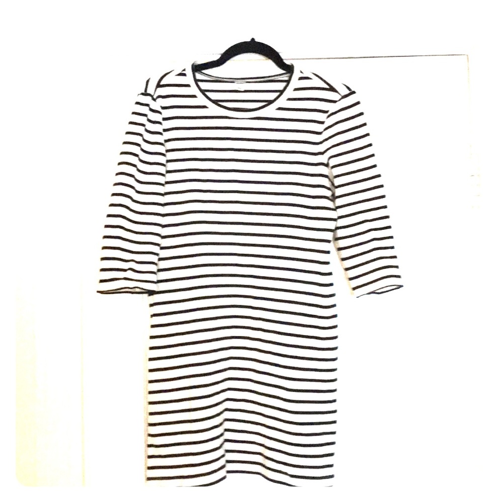 Striped t-shirt dress